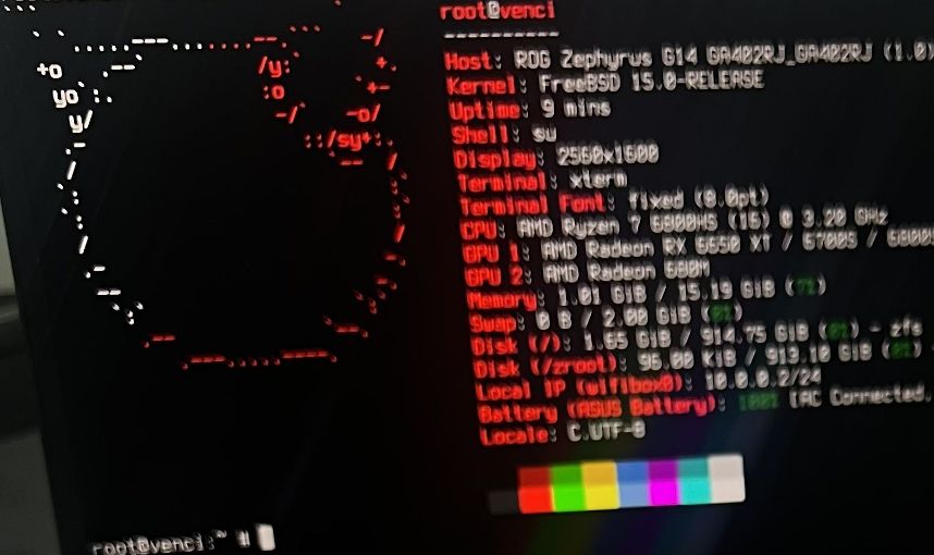 FreeBSD fastfetch